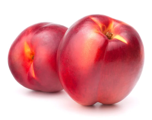 Twee nectarine vruchten — Stockfoto