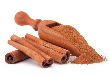 tarçın ve tarçın çubukları zemin