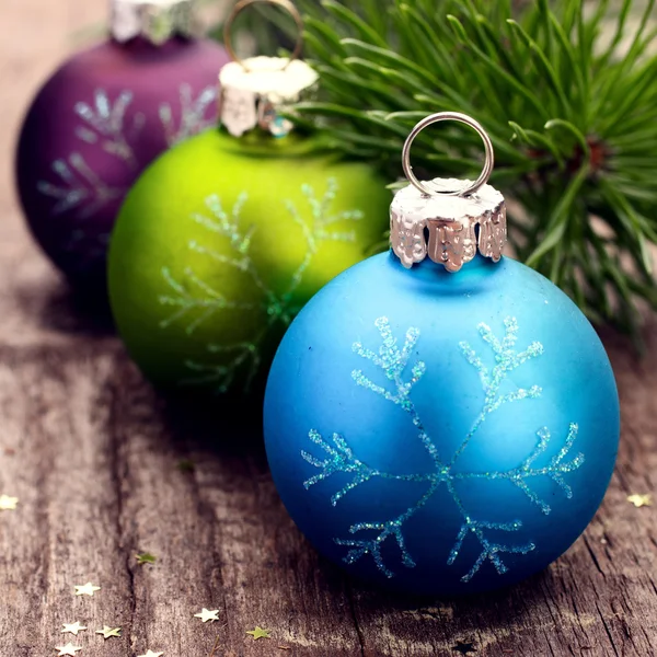 Vánoční dekorace koule — Stock fotografie
