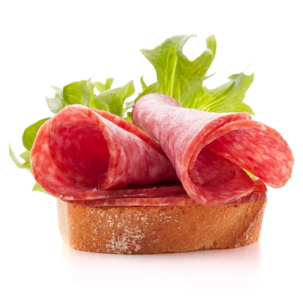 Sandwich mit Wurst — Stockfoto