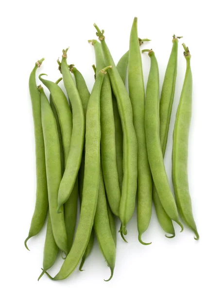 Green beans handful — Stock Photo, Image