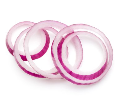 Kırmızı soğan dilimlenmiş