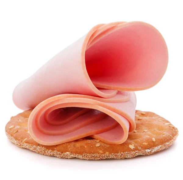 Sandwich with pork ham — Stock Photo, Image