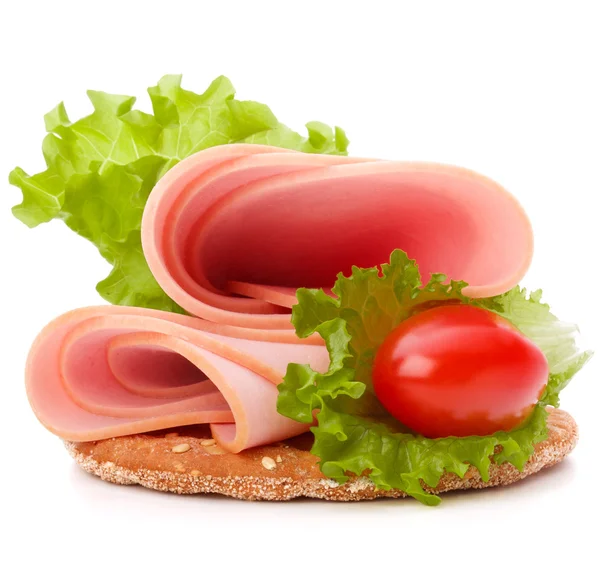 Sandwich con jamón de cerdo — Foto de Stock