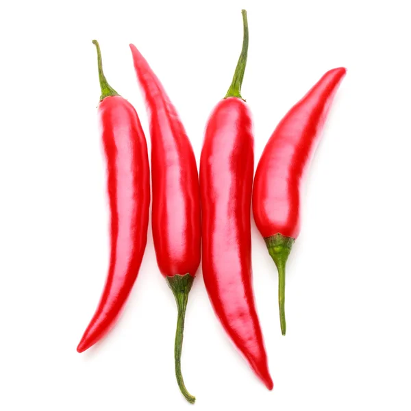 Red chilli cayenne peppers — Stock Photo, Image