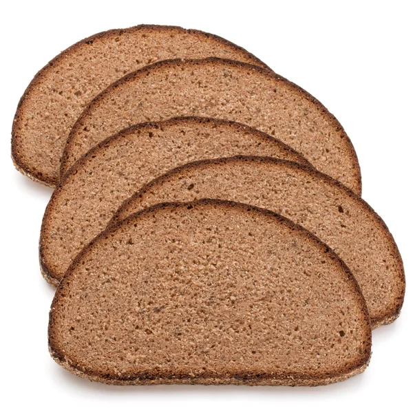 Slices of fresh rye bread — Stock Photo, Image
