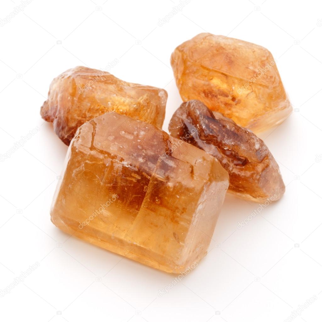 Caramelized lump cane sugar cubes — Stock Photo © natika 62035019