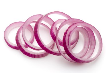 Kırmızı soğan dilimlenmiş