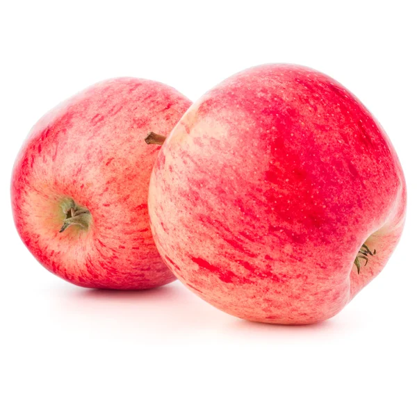 Iki kırmızı elma — Stok fotoğraf