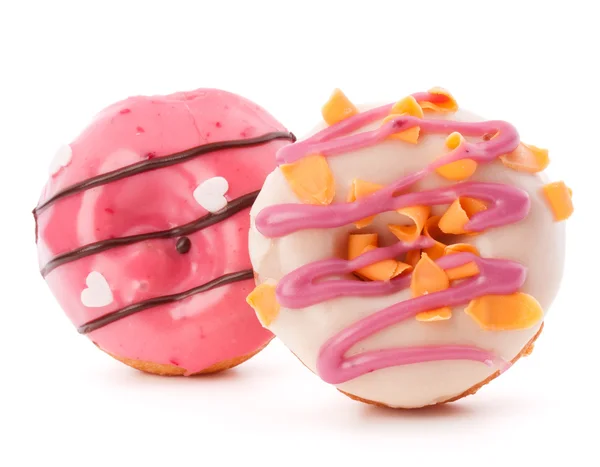 Bunt glasierte Donuts — Stockfoto