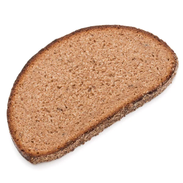 Slice of fresh rye bread — Stock Photo, Image