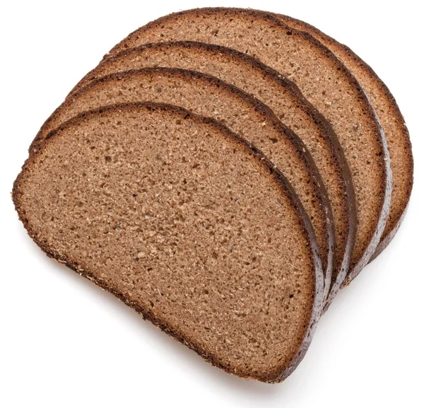 Scheiben frisches Roggenbrot — Stockfoto