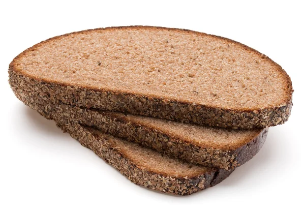 Slices of fresh rye bread — Stock Photo, Image