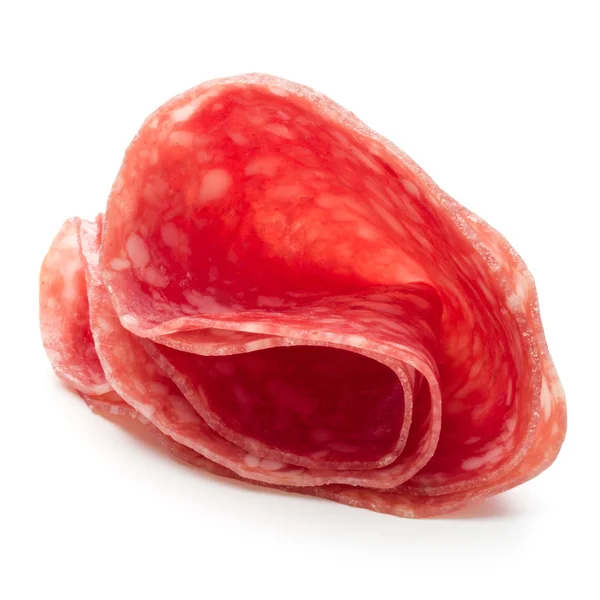 Salame fette di salsiccia — Foto Stock