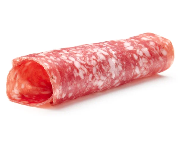 Salami sausage slice — Stock Photo, Image