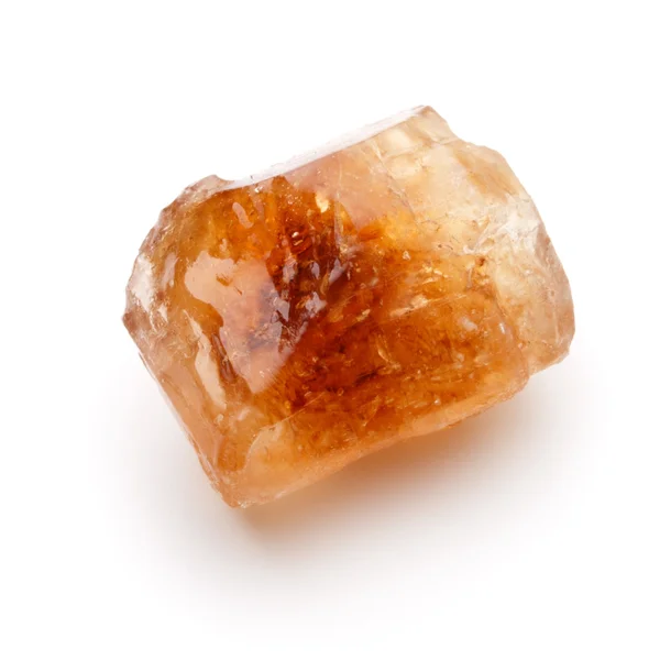 Brown caramelized sugar cube — Stock Photo, Image