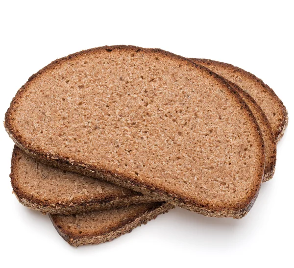 Segmenten van verse roggebrood — Stockfoto