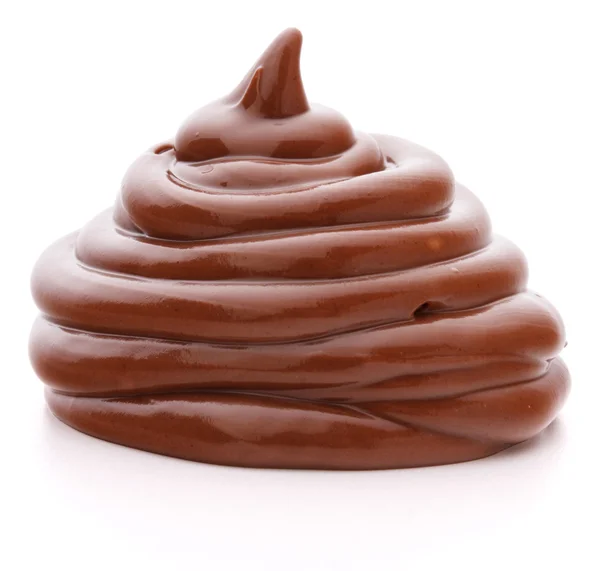 Crema al cioccolato vortice — Foto Stock