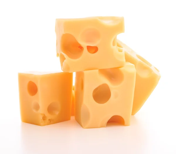 Quatre cubes de fromage — Photo