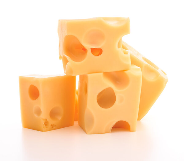 Four cheese cubes