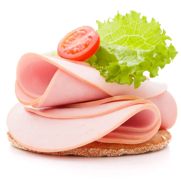 Panino con prosciutto di maiale — Foto Stock