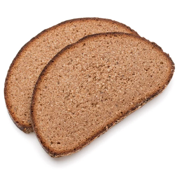 Slices of fresh rye bread — Stock Photo, Image