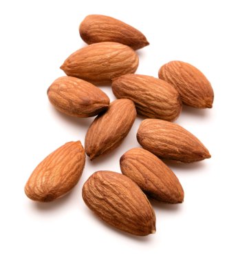 badem fındık yığını