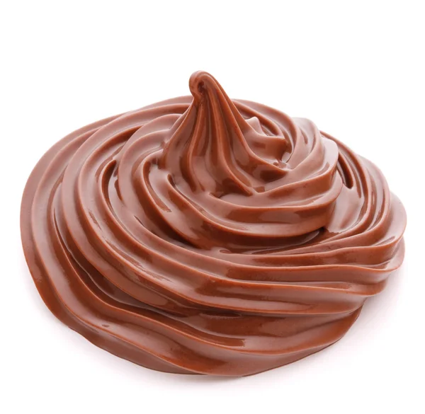 Crema al cioccolato vortice — Foto Stock