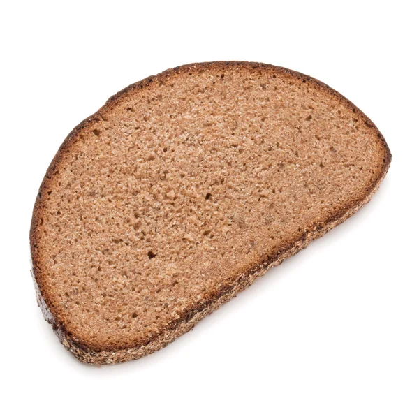 Slice of fresh rye bread — Stock Photo, Image