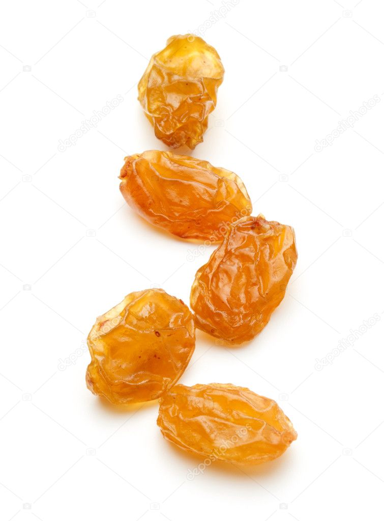 Yellow sultanas raisins