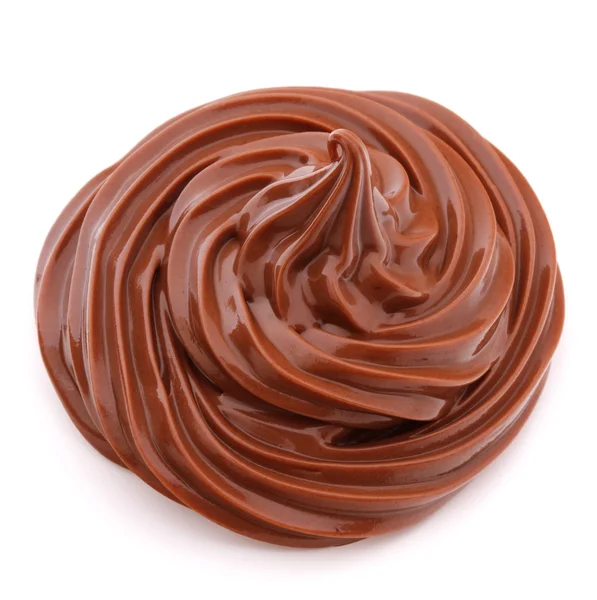 Krem zawirować czekoladowe — Zdjęcie stockowe