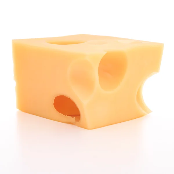 Čerstvý sýr chutná — Stock fotografie