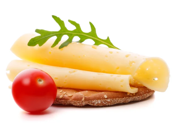 Cheese sandwich snack — Stock Photo, Image