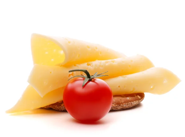 Färsk ostsmörgås — Stockfoto