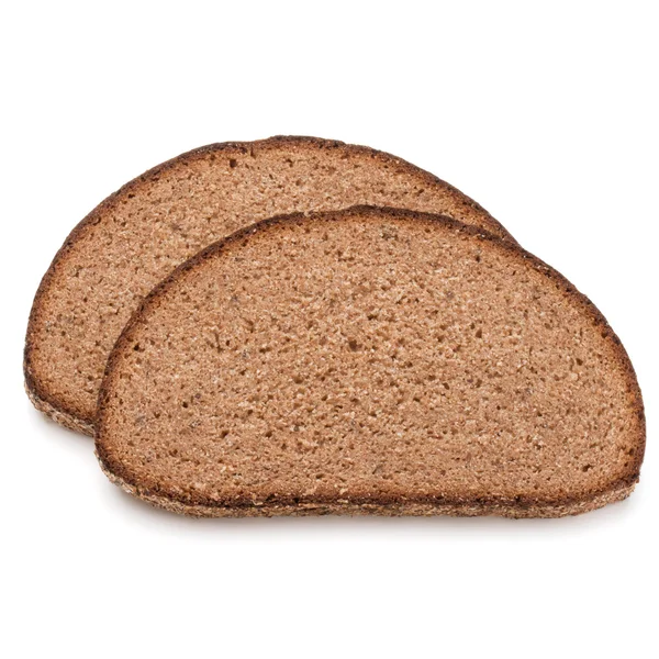 Slice of fresh rye bread — Stock Photo, Image