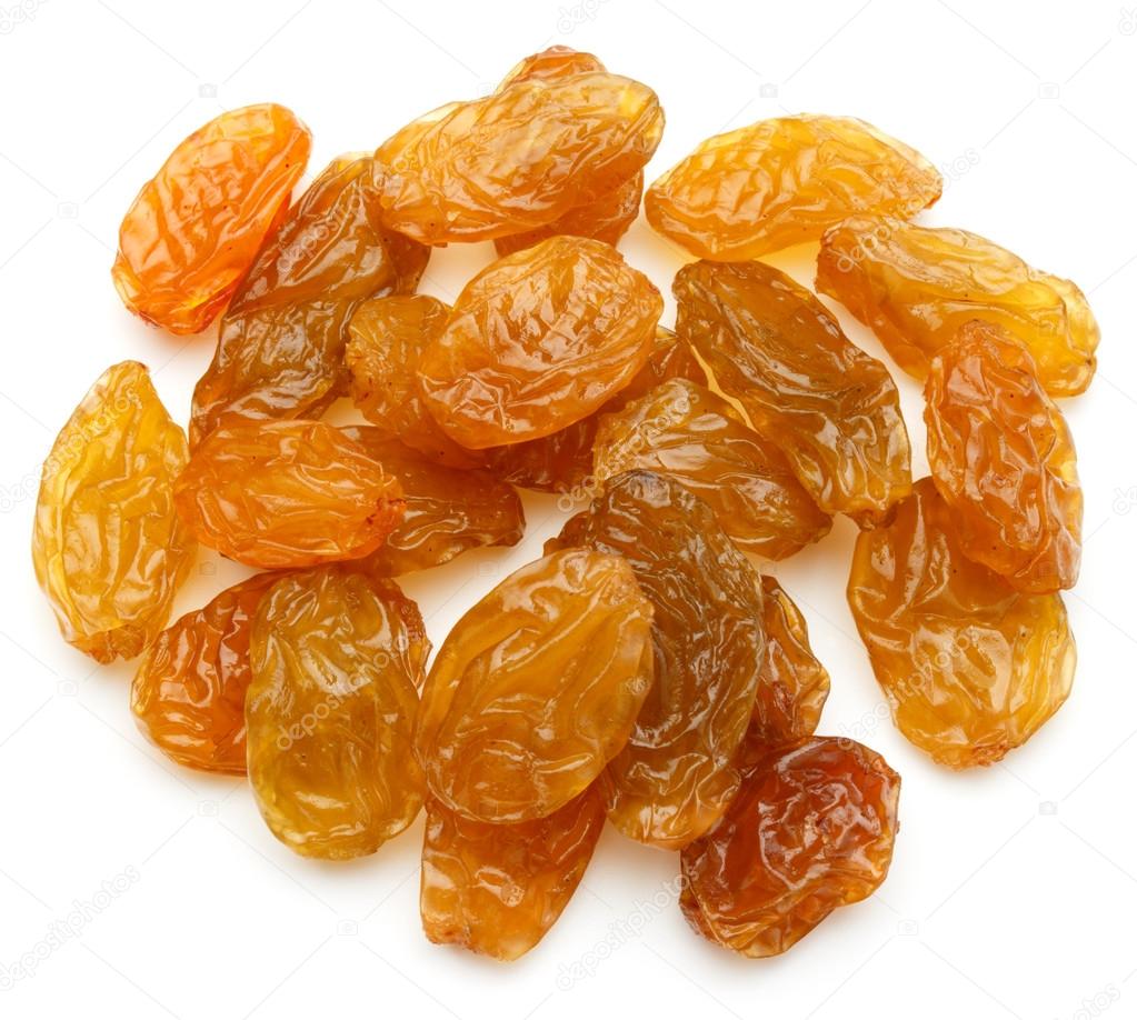 Yellow sultanas raisins