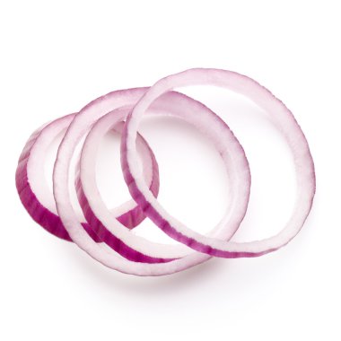 Kırmızı soğan dilimlenmiş