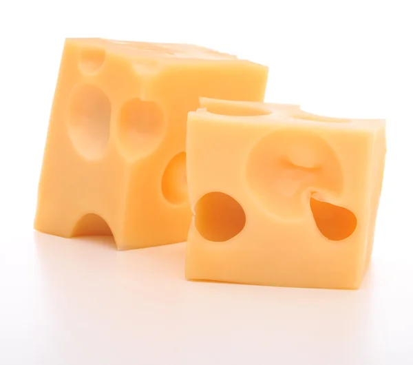 Cubos de queijo saborosos — Fotografia de Stock