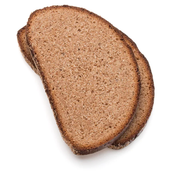 Fatias de pão de centeio fresco — Fotografia de Stock