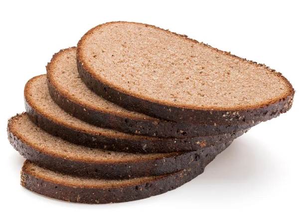 신선한 호 밀 빵의 조각 — 스톡 사진