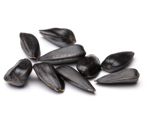 Black sunflower seeds — Stock Photo, Image