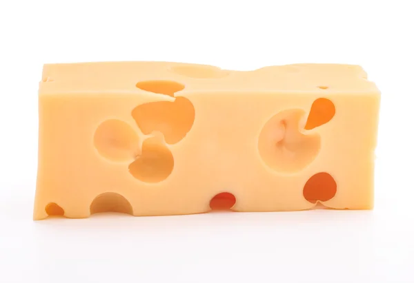 Švýcarský sýr kostka — Stock fotografie