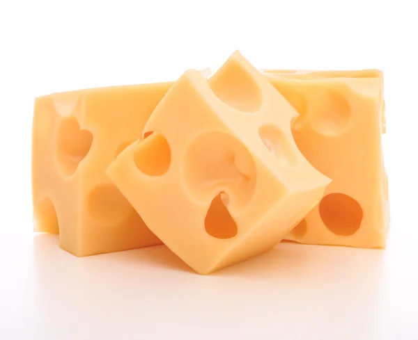 Cubetti di formaggio svizzero — Foto Stock