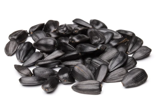 Black sunflower seeds — Stock Photo, Image