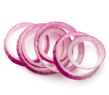 Kırmızı soğan dilimlenmiş