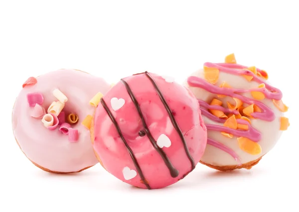 Bunt glasierte Donuts — Stockfoto