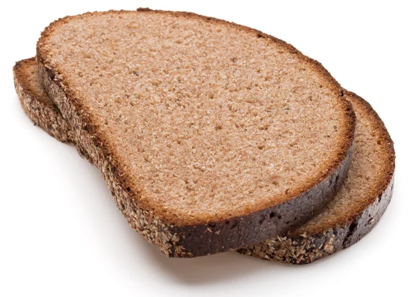 Slices of fresh rye bread — Stock Photo, Image