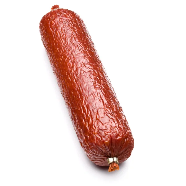 Salami de saucisses fumées — Photo