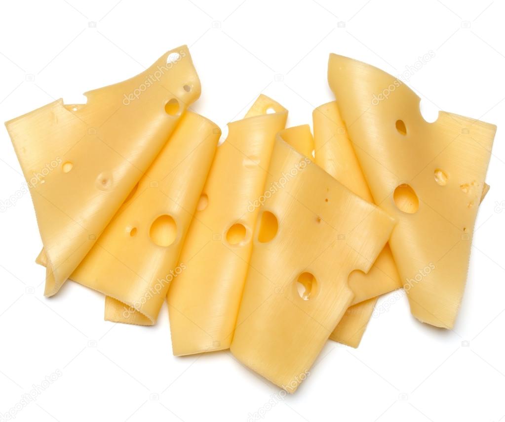 Swiss cheese slices