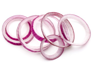 Kırmızı soğan dilimlenmiş